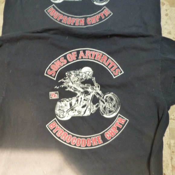 SONS OF ARTHRITIS TEE SHIRT IBUPROFEN CHAPTER - Picture 4 of 4